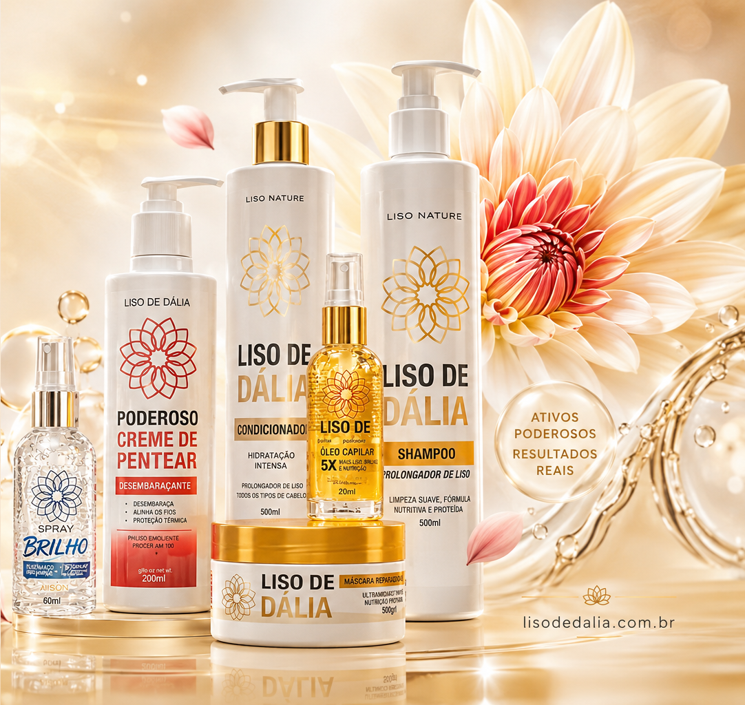 Liso de Dália — linha de produtos