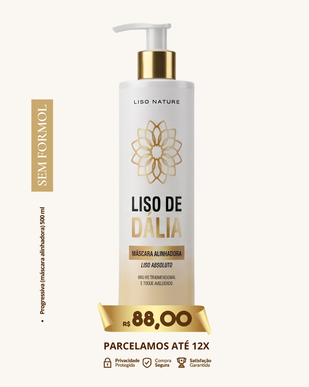 Kit 1 — Liso de Dália