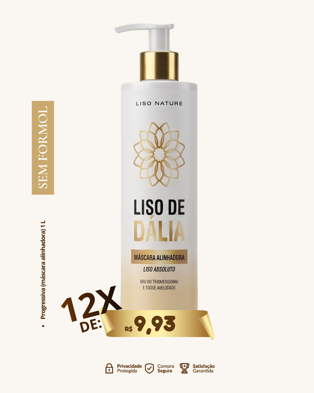 Kit 4 — Liso de Dália